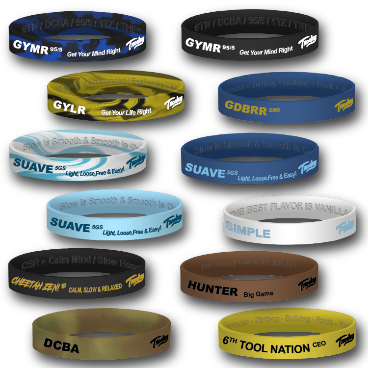 6TH Tool Wristbands (set of 5) – Trosky Baseball