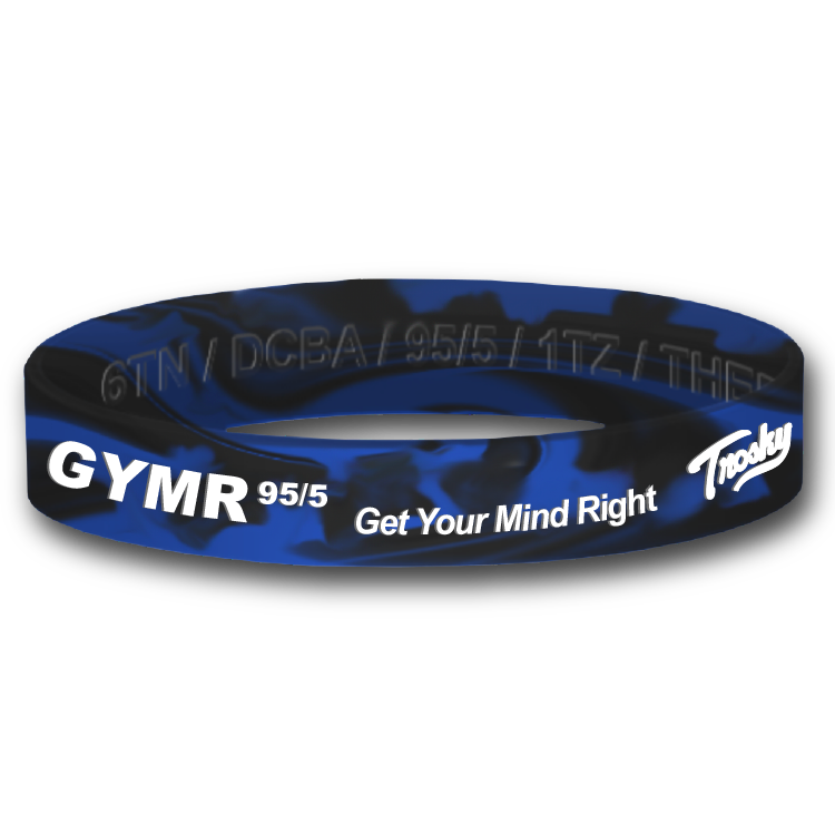 Load image into Gallery viewer, GYMR Blue Camo Wristbands (set of 5)
