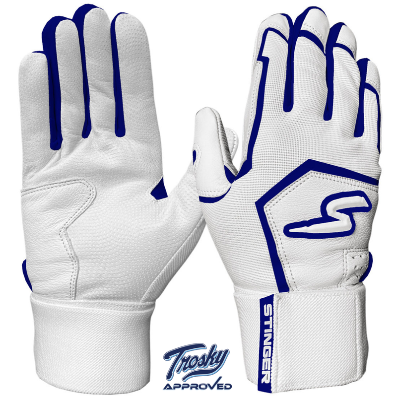 Load image into Gallery viewer, Winder Series Batting Gloves - Navy &amp; White
