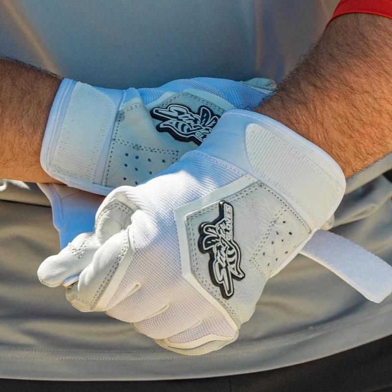 Load image into Gallery viewer, Sting Squad Batting Gloves - White Out
