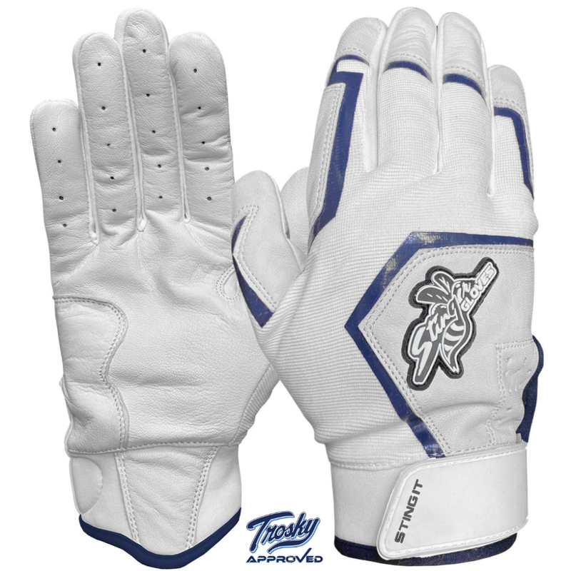 Load image into Gallery viewer, Sting Squad Batting Gloves - Navy Blue
