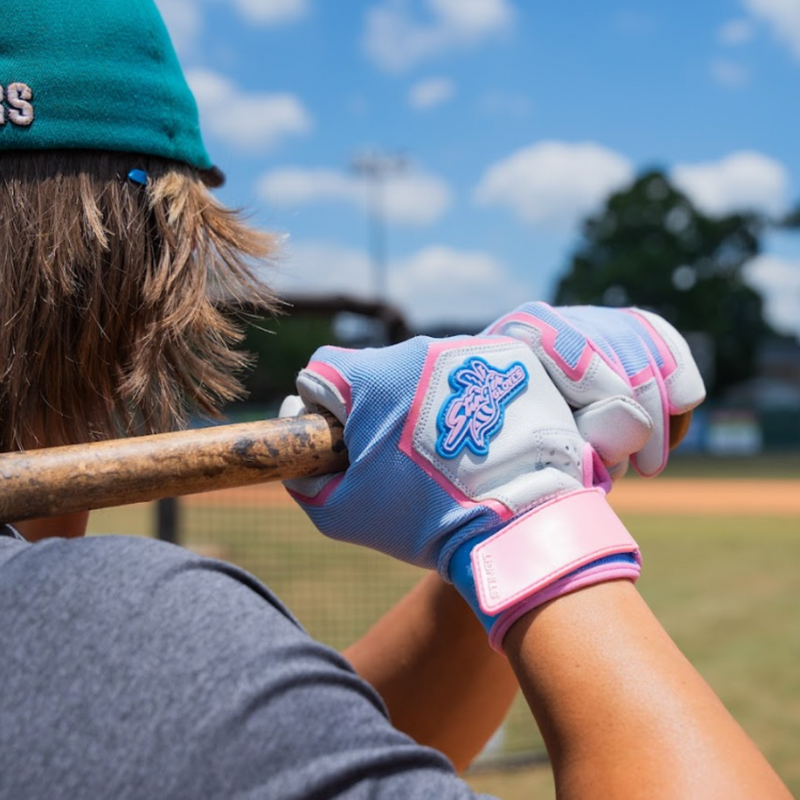 Load image into Gallery viewer, Sting Squad Batting Gloves - Cotton Candy
