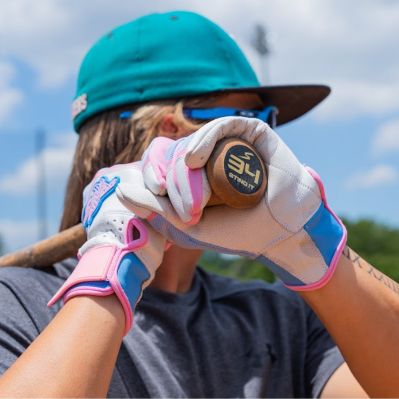 Load image into Gallery viewer, Sting Squad Batting Gloves - Cotton Candy
