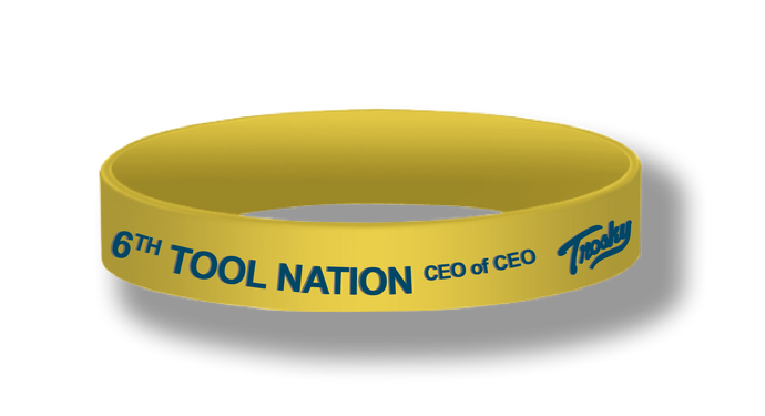 6TH Tool Nation Wristbands - CEO of CEO (set of 5)