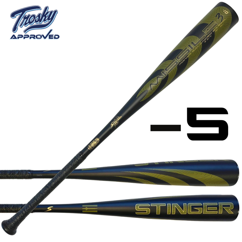 Load image into Gallery viewer, Missile 3 Aluminum USSSA Certified -5 Baseball Bat
