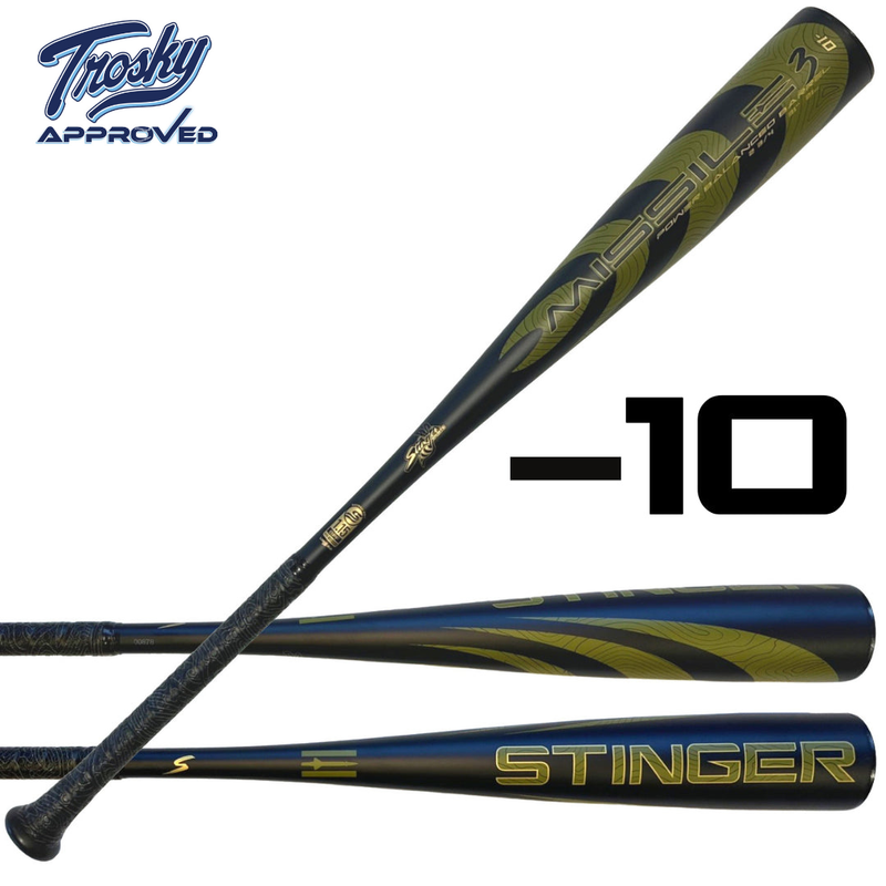 Load image into Gallery viewer, Missile 3 Aluminum USSSA Certified -10 Baseball Bat
