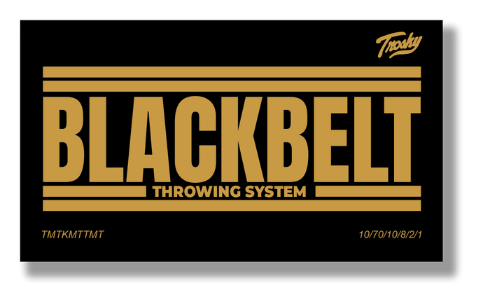 Black Belt Throwing System Mental Game Cards (20 individual cards!)