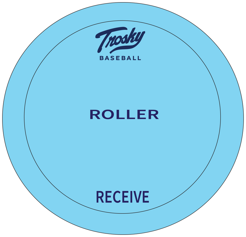 Load image into Gallery viewer, Trosky  26&quot; x 26&quot; Rebounder with Trosky Fielding Mat, Flat Cones (5 Hop Drill)
