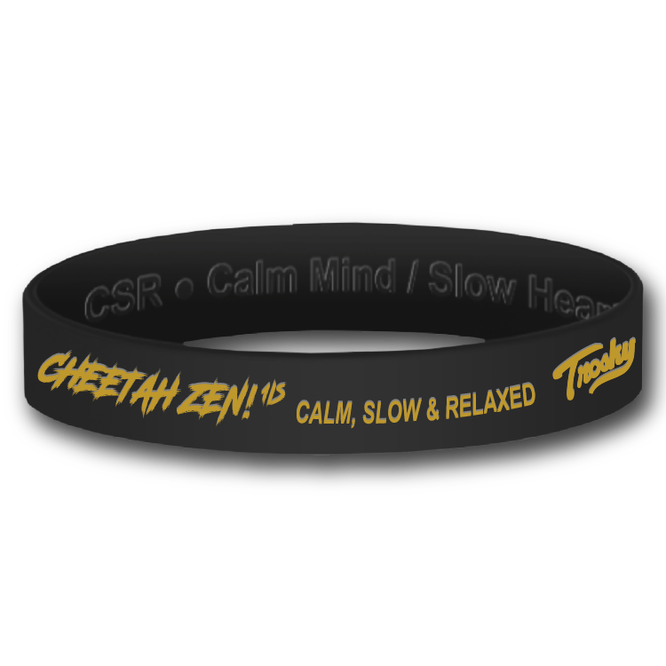 Load image into Gallery viewer, Cheetah Zen Wristbands (set of 5)
