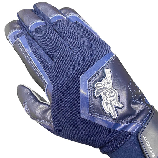 Color Crush Batting Gloves - Navy