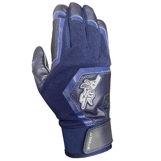 Color Crush Batting Gloves - Navy