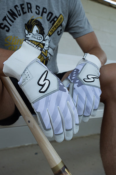 Load image into Gallery viewer, Winder Series Batting Gloves - Ice USA
