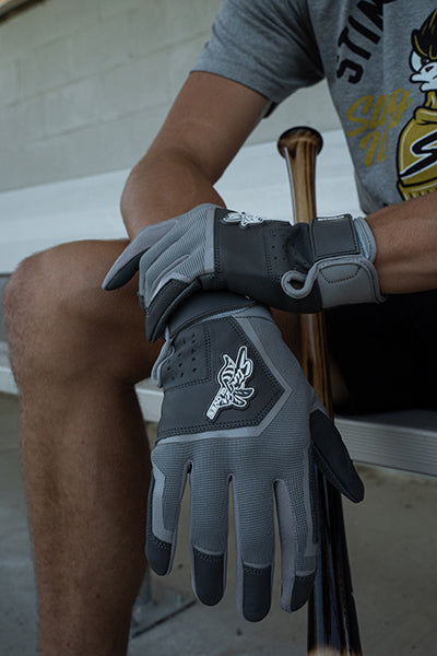 Load image into Gallery viewer, Color Crush Batting Gloves - Smoke Gray
