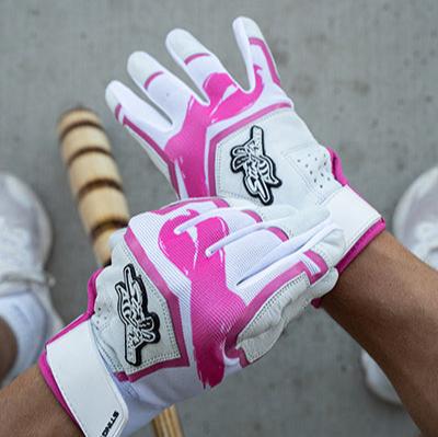 Load image into Gallery viewer, Sting Squad Batting Gloves - Pink Breast Cancer Awareness
