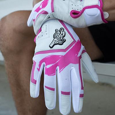 Load image into Gallery viewer, Sting Squad Batting Gloves - Pink Breast Cancer Awareness
