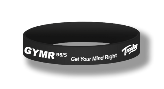 GYMR 95/5 - Get Your Mind Right Wristband (set of 5)