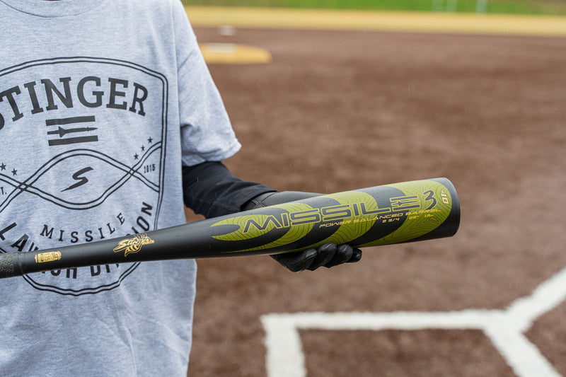 Load image into Gallery viewer, Missile 3 Aluminum USSSA Certified -10 Baseball Bat
