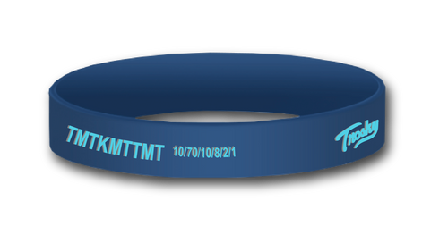 TMTKMTTMT - 10/70/10/8/2/1 - Wristbands (set of 5)