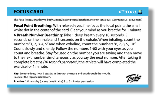 Breathe Mental Game Cards (20 individual cards!)