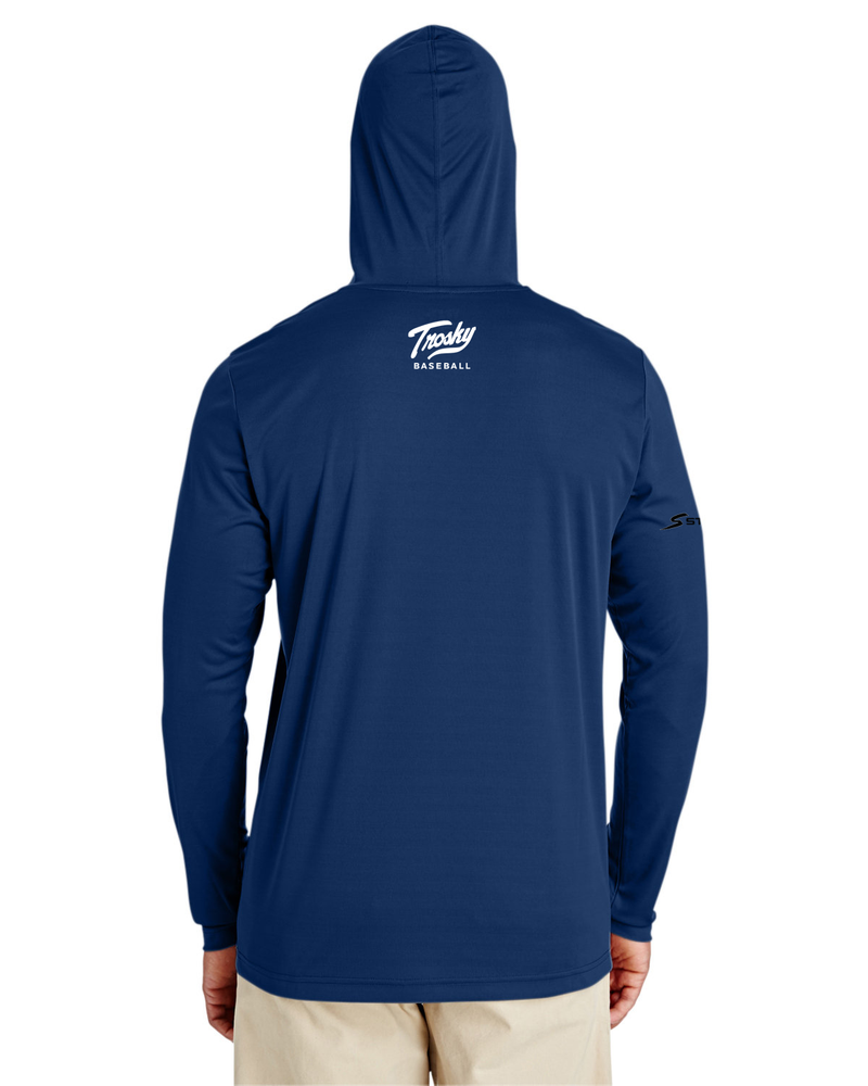 Load image into Gallery viewer, Long Sleeve w/ Hoodie Trosky Baseball Shirt
