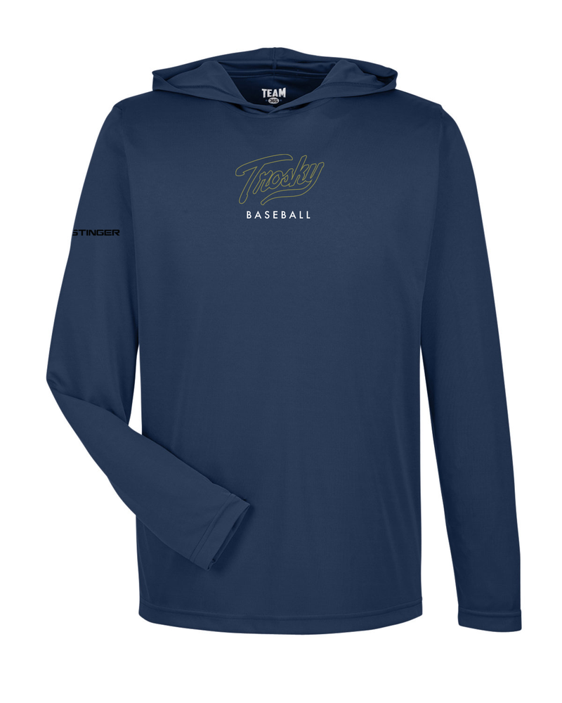 Load image into Gallery viewer, Long Sleeve w/ Hoodie Trosky Baseball Shirt
