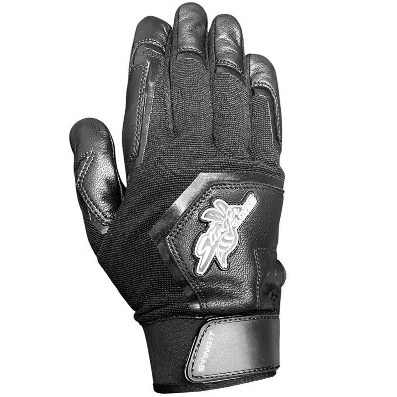 Load image into Gallery viewer, Sting Squad Batting Gloves - Black Out
