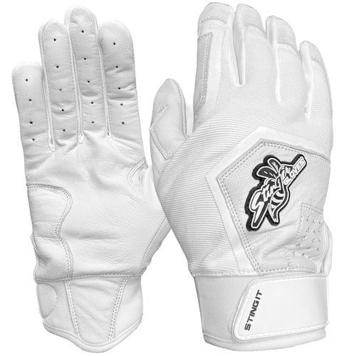 Sting Squad Batting Gloves - White Out