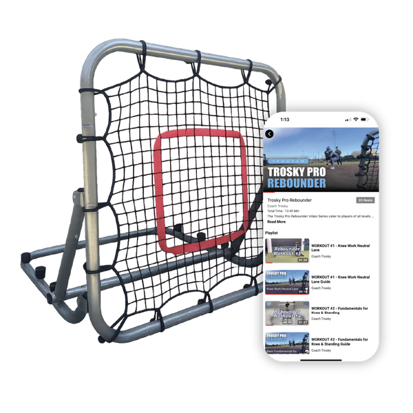 3’x3’ Trosky Rebounder with Trosky 365 App for 2 Months